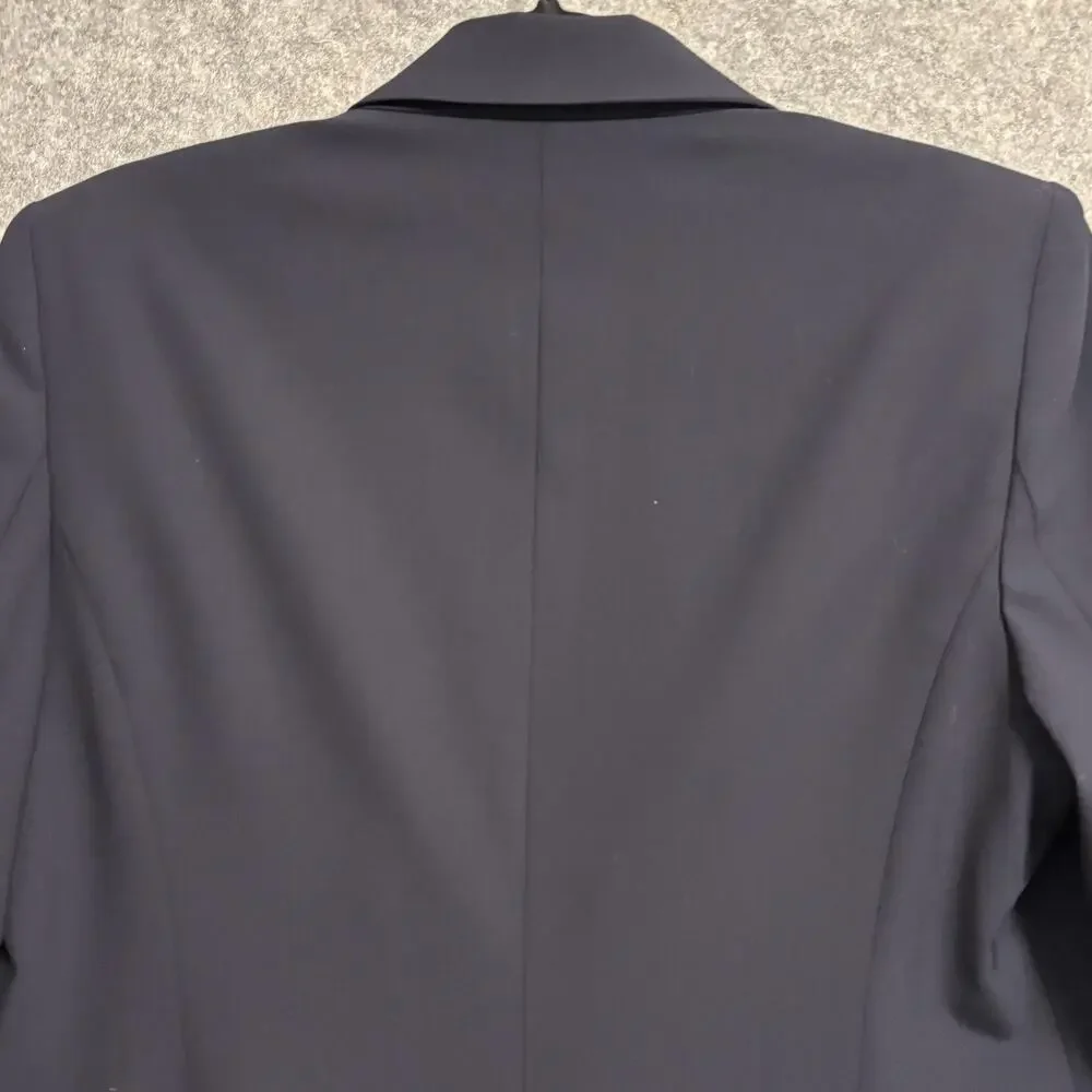 Windsor Blazer Mens Size 40 Navy Reda Flexo Wool Sport Coat Two Button Jacket